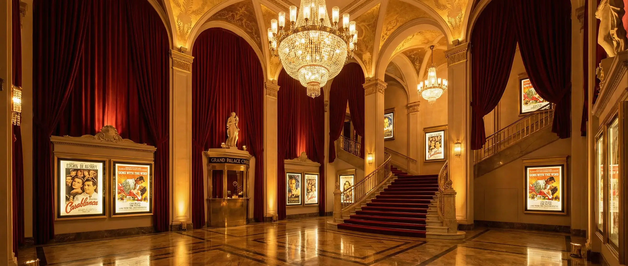 h动漫 豪华电影院大厅